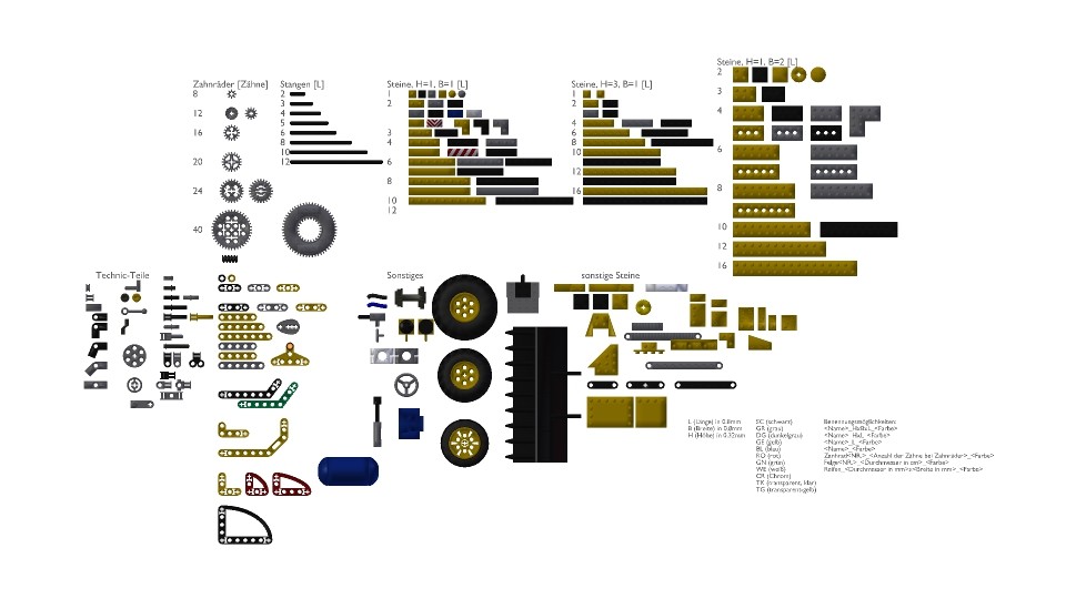 Lego Technic parts preview image 1